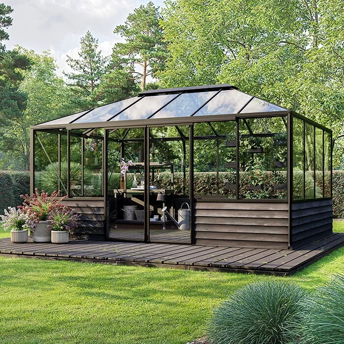Bloomcabin Pyramidväxthus för murfundament