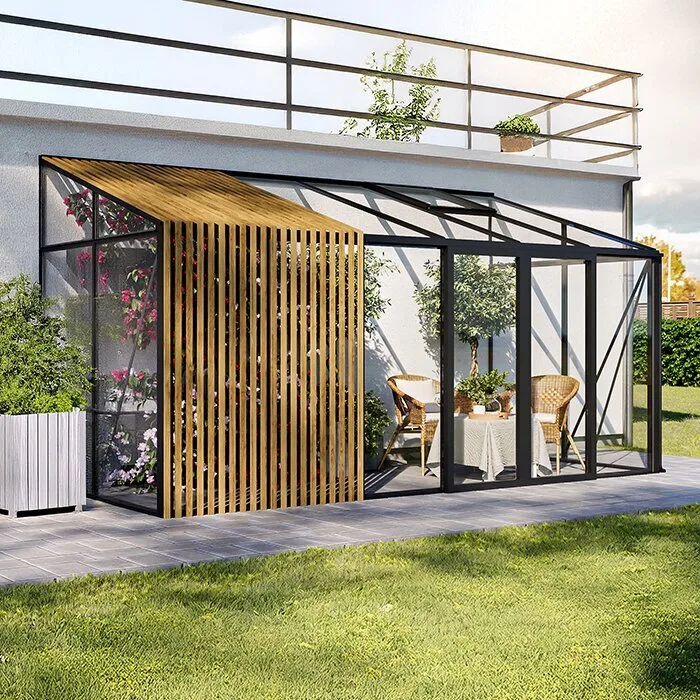 Fönstershop Väggväxthus Accoya Fusion