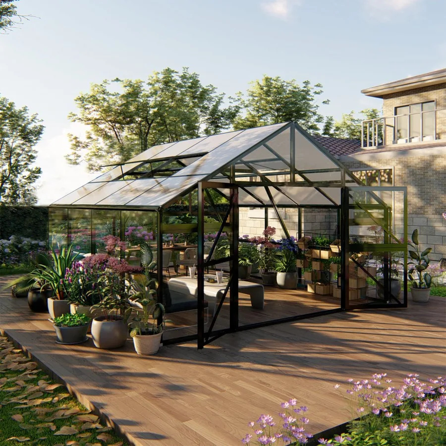 Metalcraft Premium glasväxthus 16,5 m²